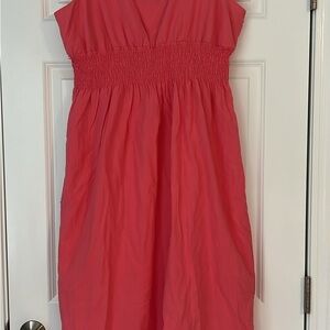 Pomander Place Pink Smocked Sundress